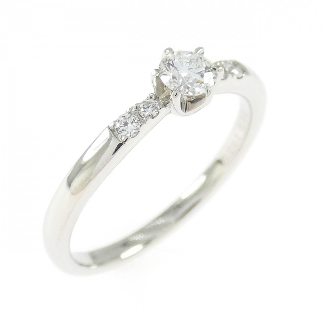 PT950 ダイヤモンド リング 0.201CT F VS1 EXT