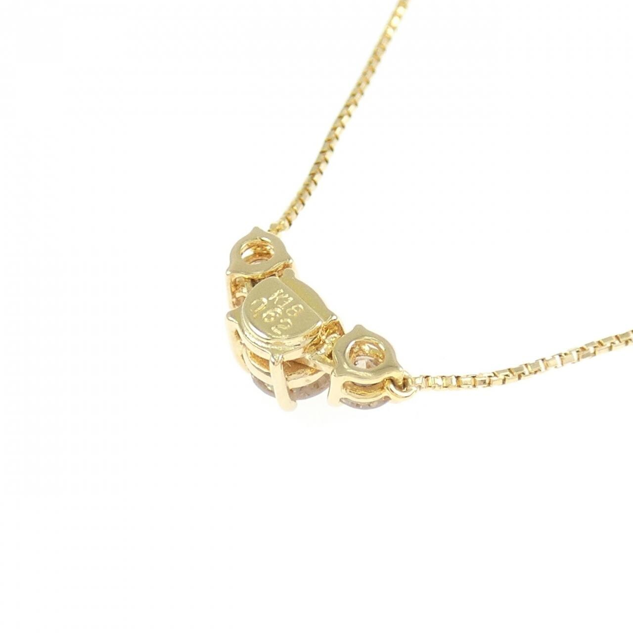 K18YG ダイヤモンド ネックレス 0.62CT