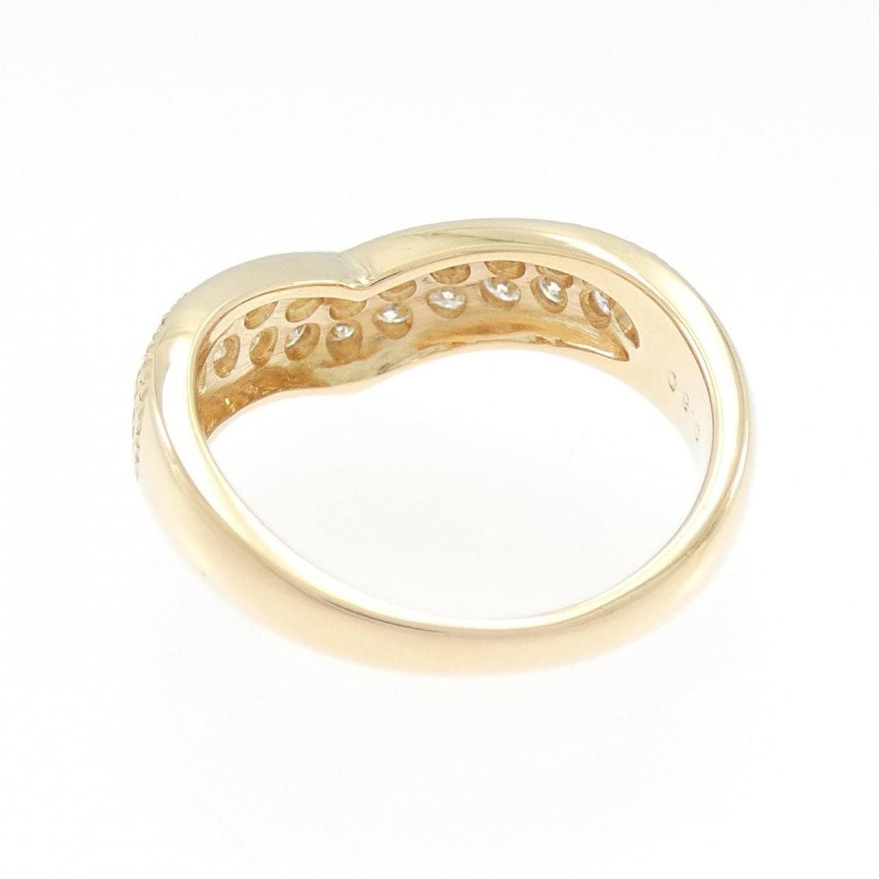 K18PG ダイヤモンド リング 0.60CT