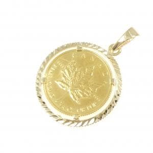 18KYG(枠) コイン ペンダント
