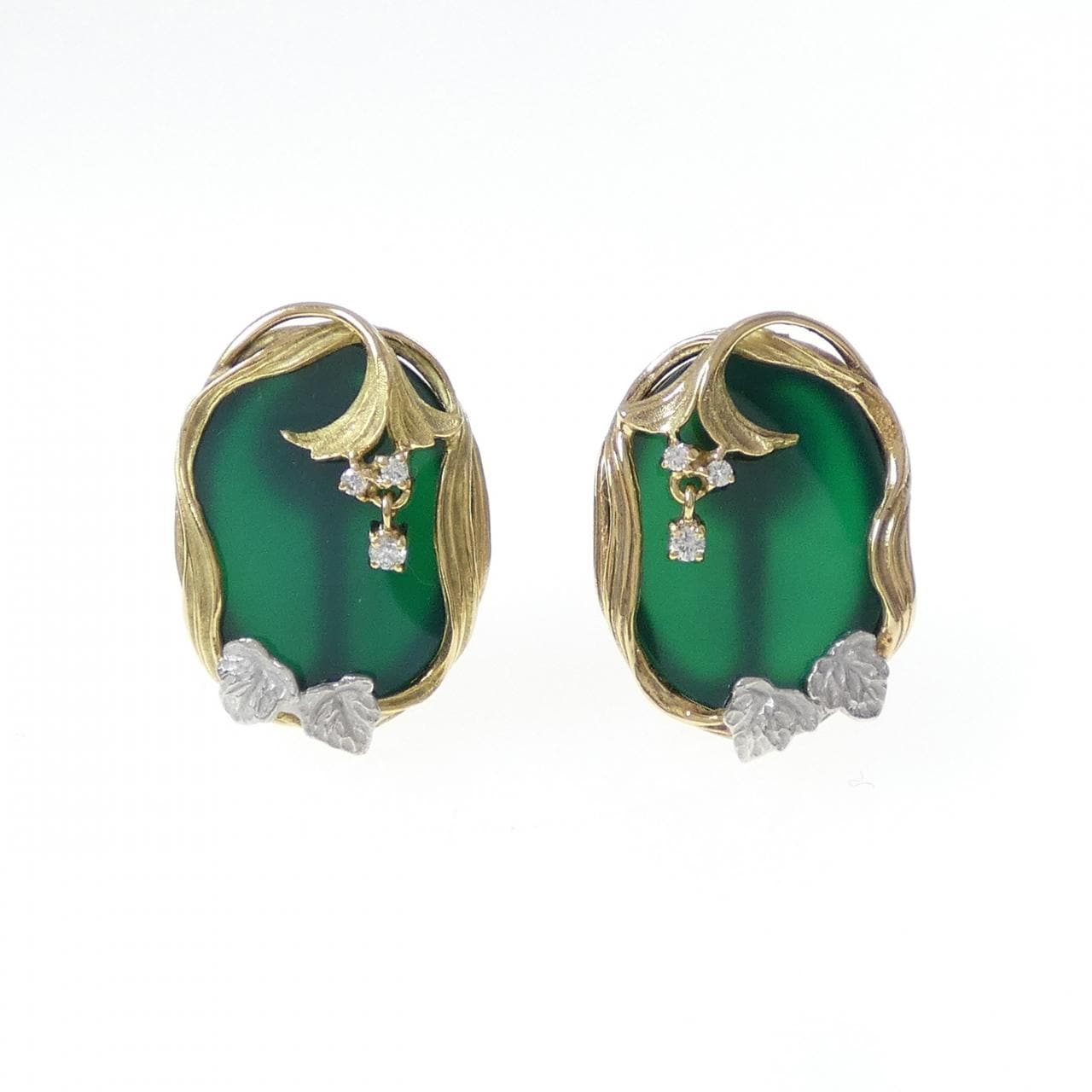 アズ タイム カルセドニー イヤリング