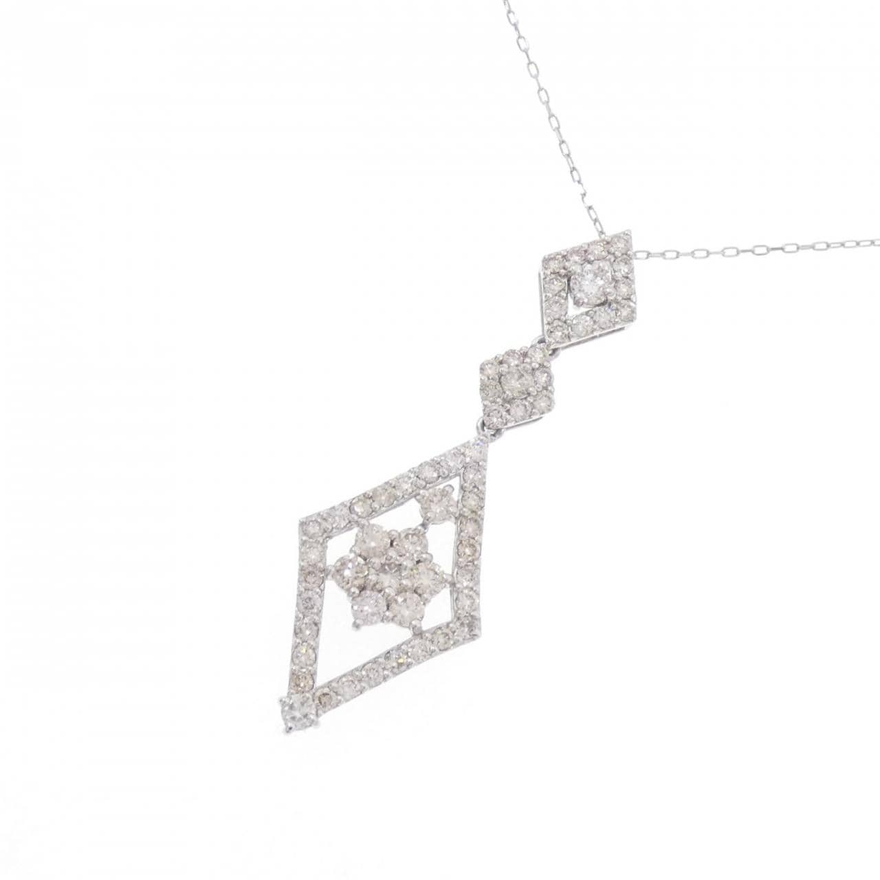 [BRAND NEW] PT Diamond Necklace 1.00CT