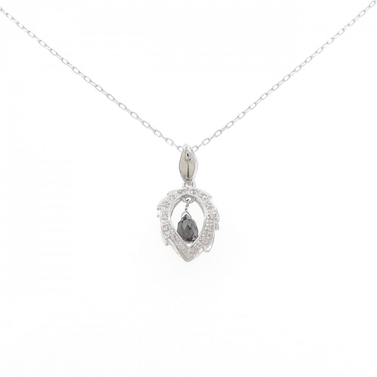 K18WG ダイヤモンド ネックレス 0.50CT