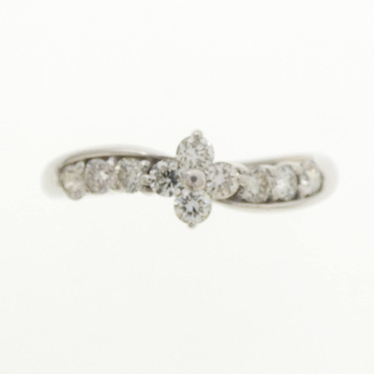 K18WG ダイヤモンド リング 0.50CT