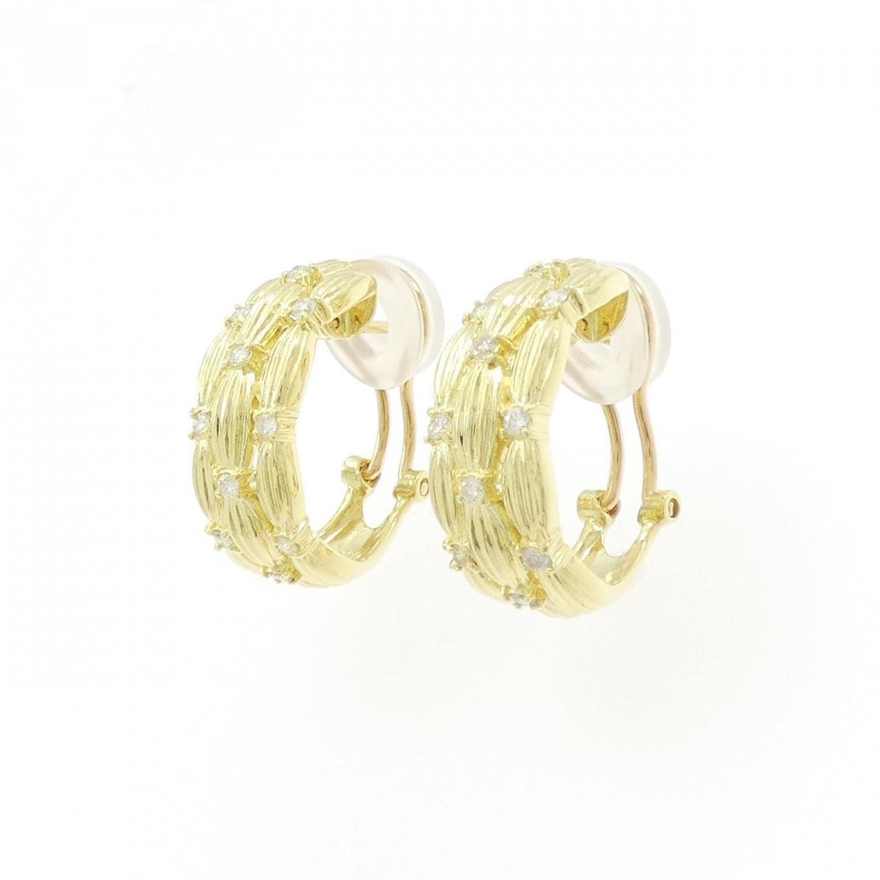 K18YG ダイヤモンド ピアス/イヤリング 0.30CT