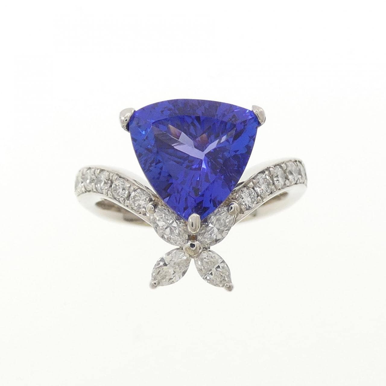 PT900 タンザナイト リング 3.19CT