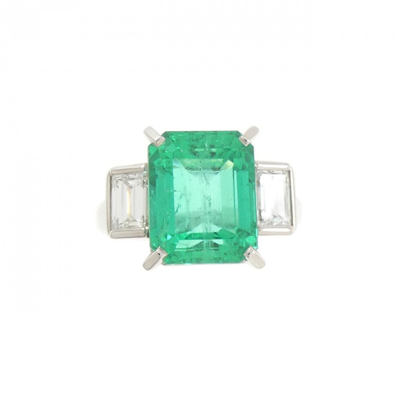 PT900 エメラルド リング 5.53CT コロンビア産