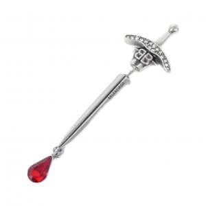 バレンシアガ GOTH SWORD 695011 TZ63I ピアス