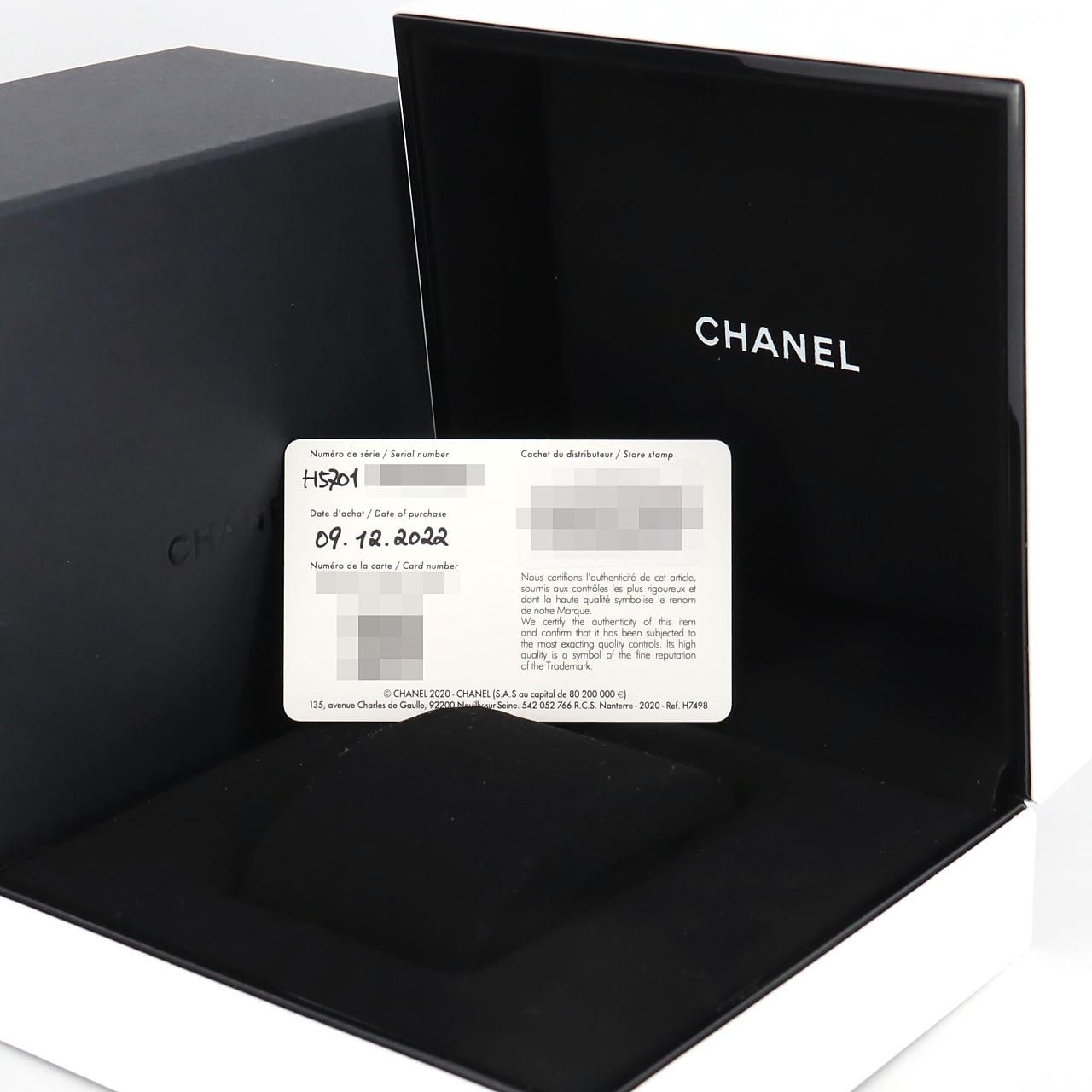 CHANEL J12 33mm Ceramic・12P H5701 Ceramic Quartz