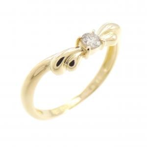 K18YG ダイヤモンド リング 0.06CT