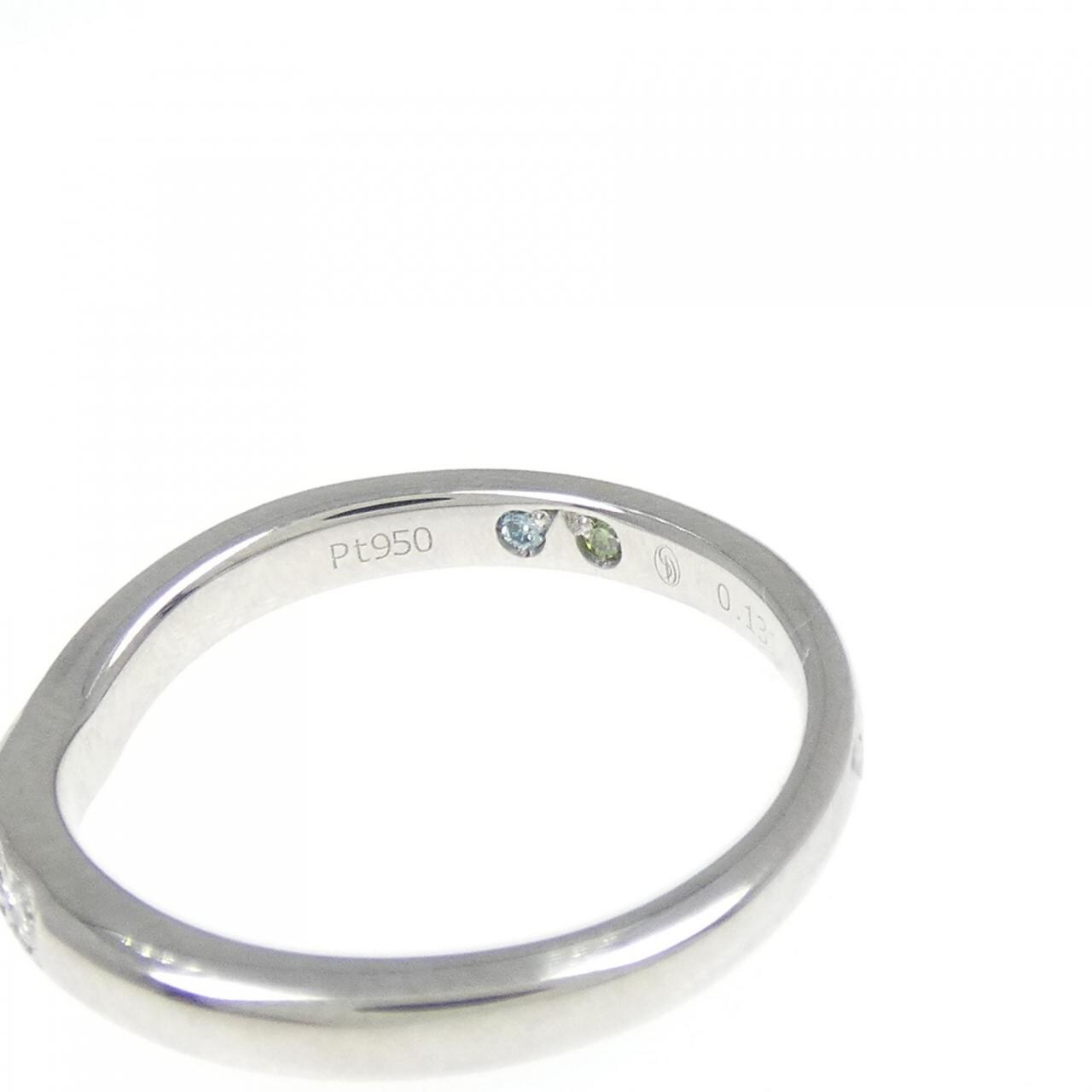 PT950 ダイヤモンド リング 0.131CT