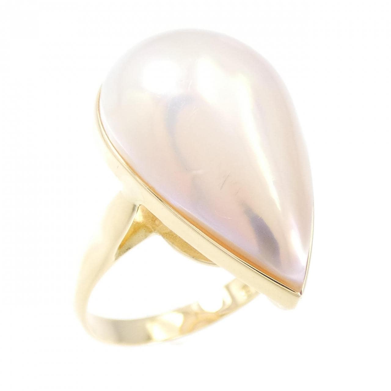 K18YG Mabe Pearl Ring