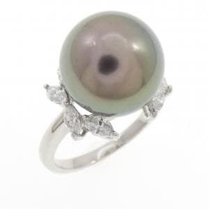 PT900 黒蝶パール リング 12.5mm