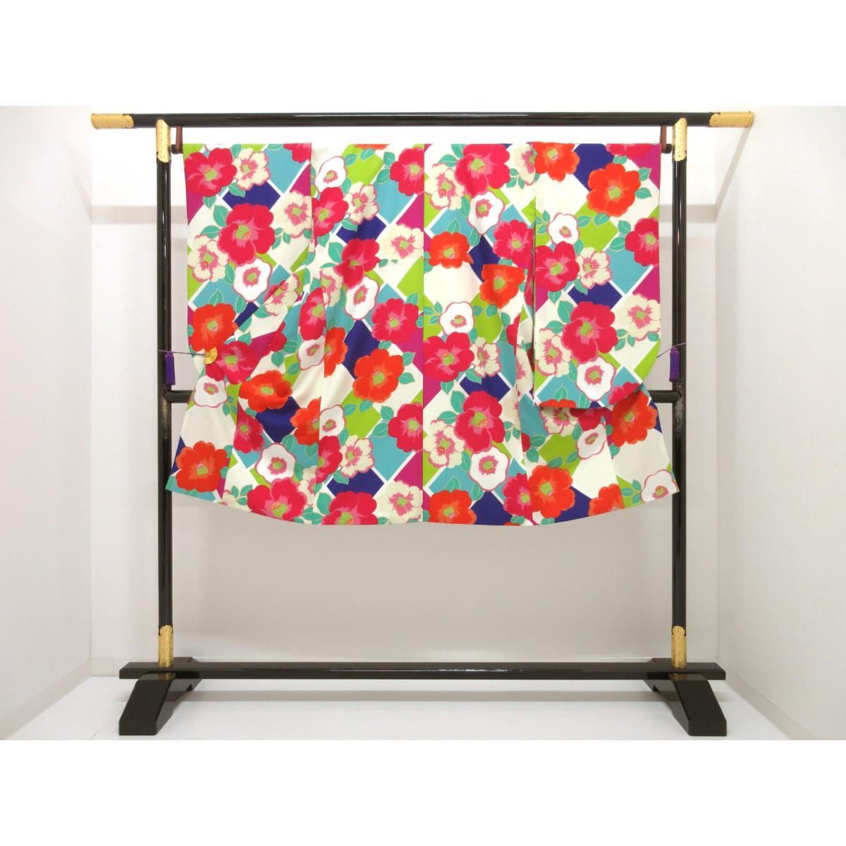 化繊　二尺袖　ショート丈　キスミス