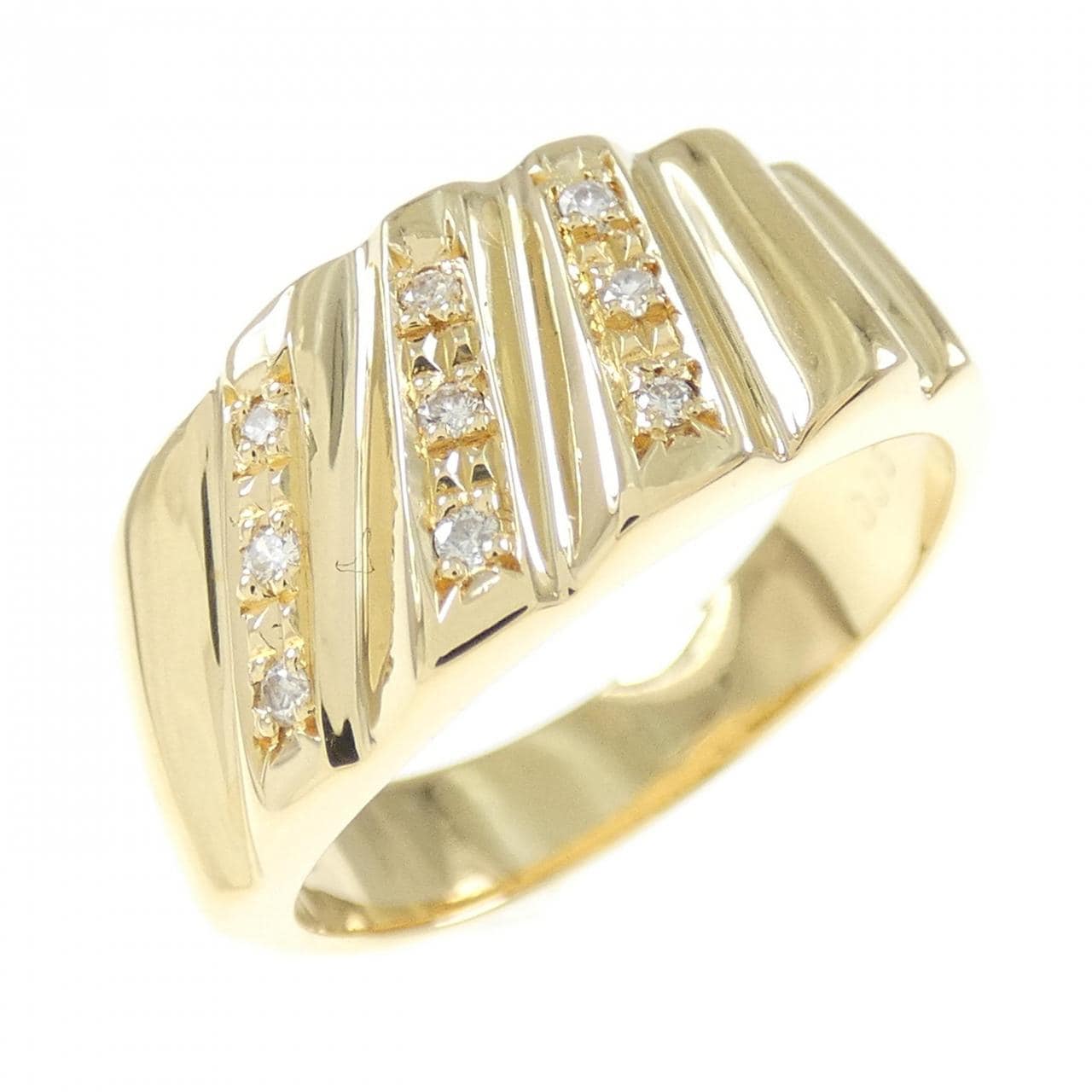 K18YG ダイヤモンド リング 0.06CT