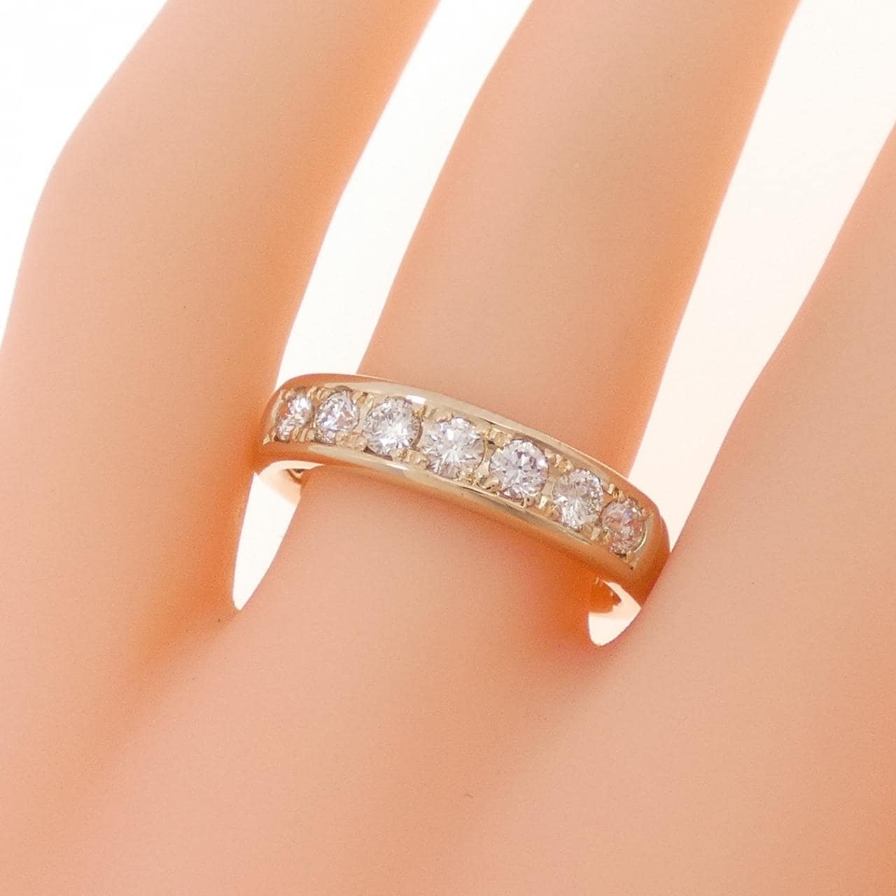 K18PG ダイヤモンド リング 0.50CT