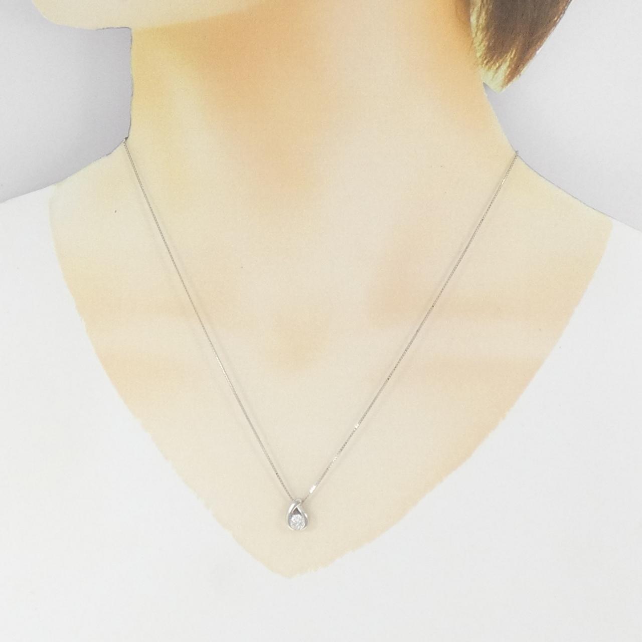 PT900/PT850 ダイヤモンド ネックレス 0.33CT