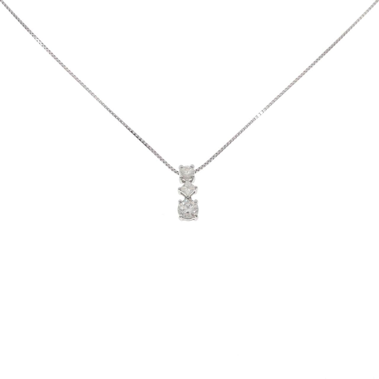 PT900/PT850 ダイヤモンド ネックレス 0.322CT