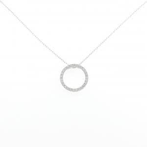 K18WG ダイヤモンド ネックレス 0.39CT