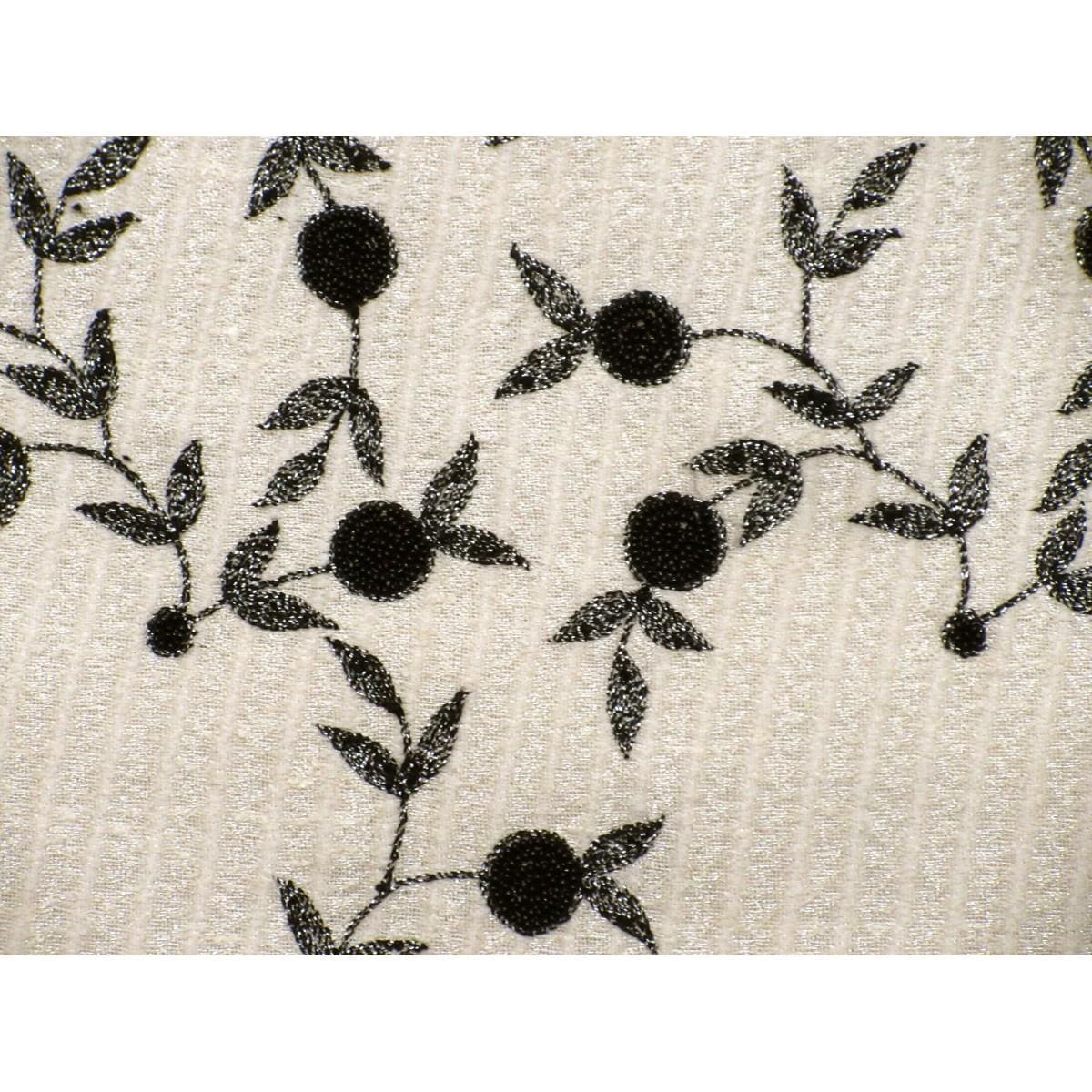 袋帯　ビーズ刺繍