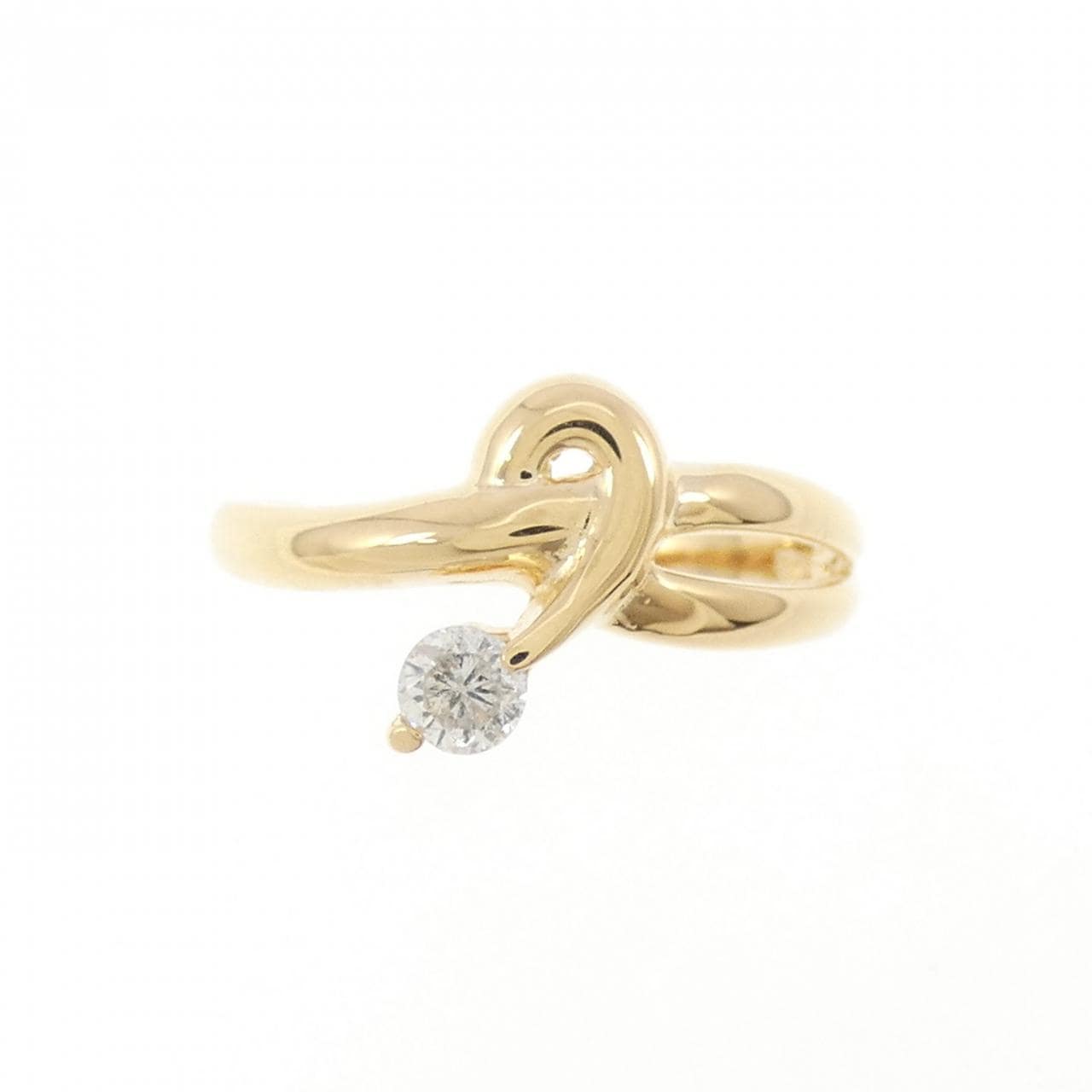 K18YG ダイヤモンド リング 0.13CT