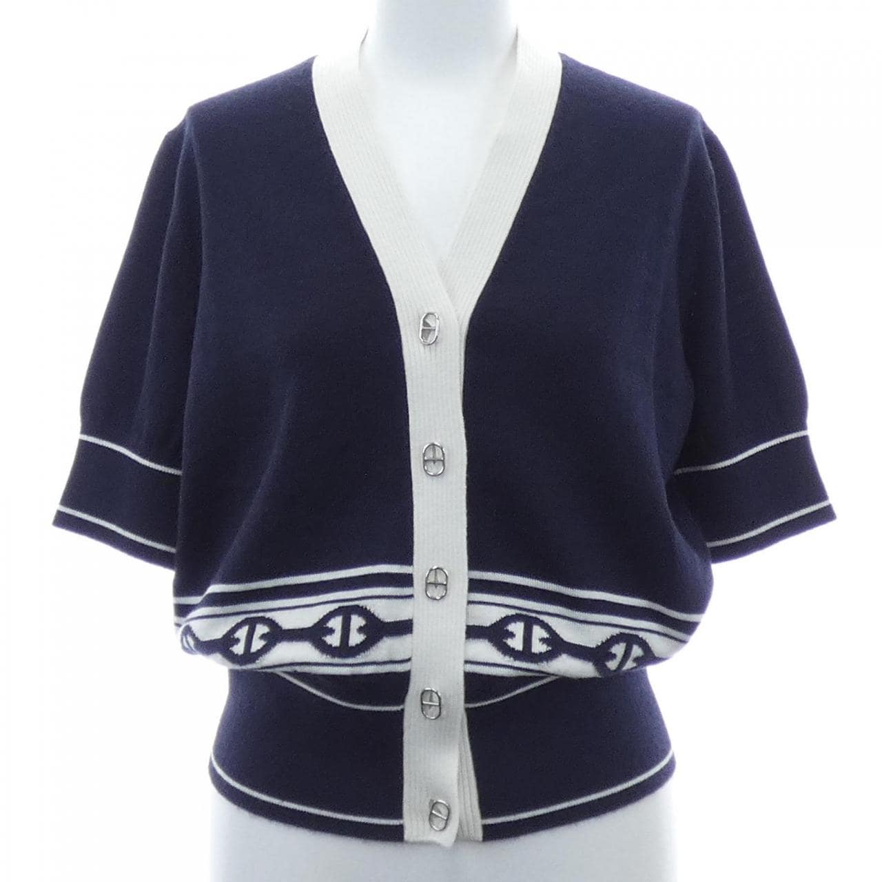 エルメス HERMES シェーヌダンクル CHAINE D'ANCRE 5E2749DF カーディガン