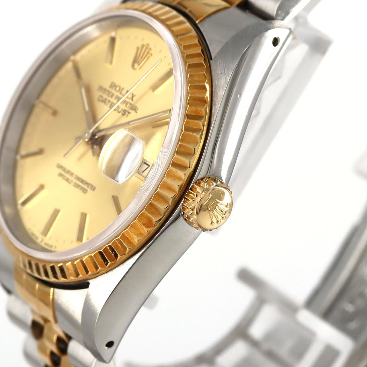 【ノーメンテナンス還元価格】ロレックス デイトジャスト 16233 SSxYG 自動巻 L番