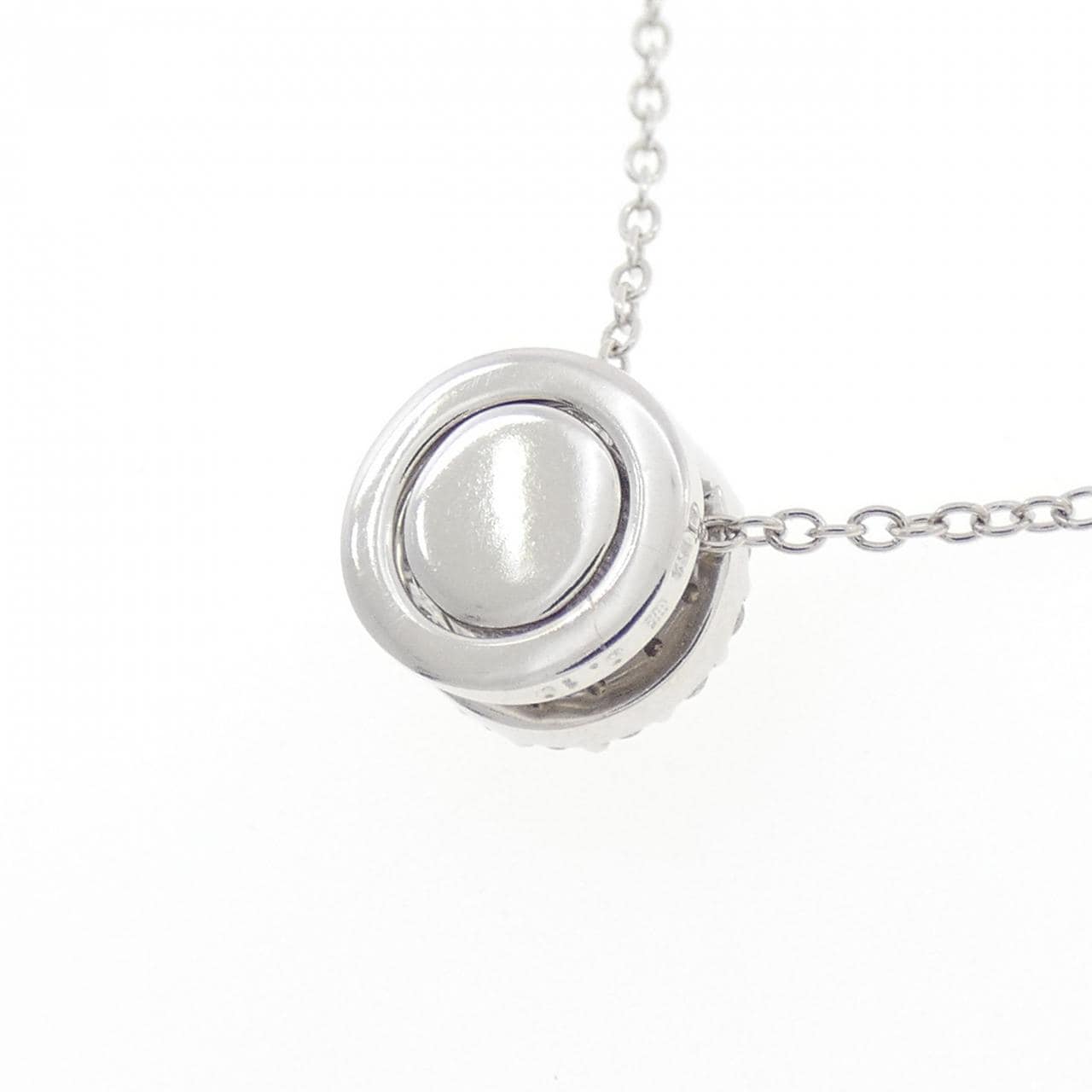 K18WG 2WAY ダイヤモンド ネックレス 0.10CT