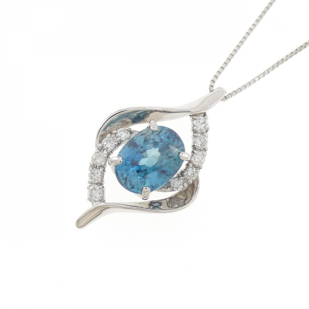 PT900/PT850 ジルコン ネックレス 2.53CT