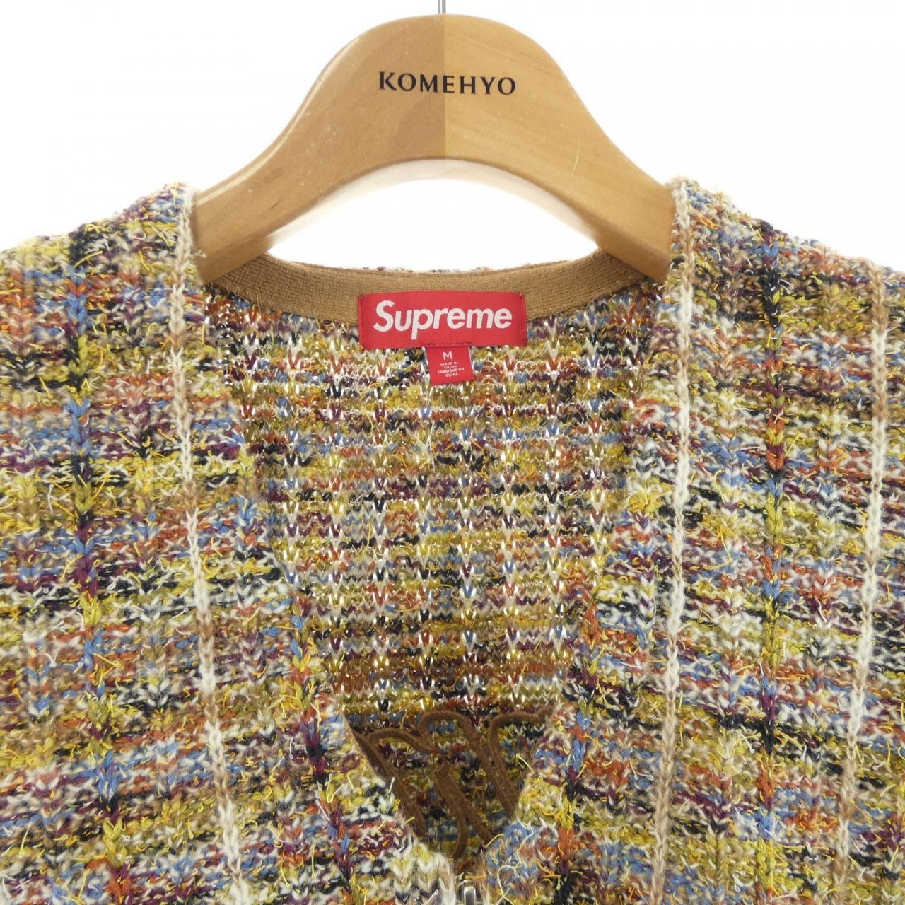 シュプリーム SUPREME Speckled Zip Up Sweater V ベスト