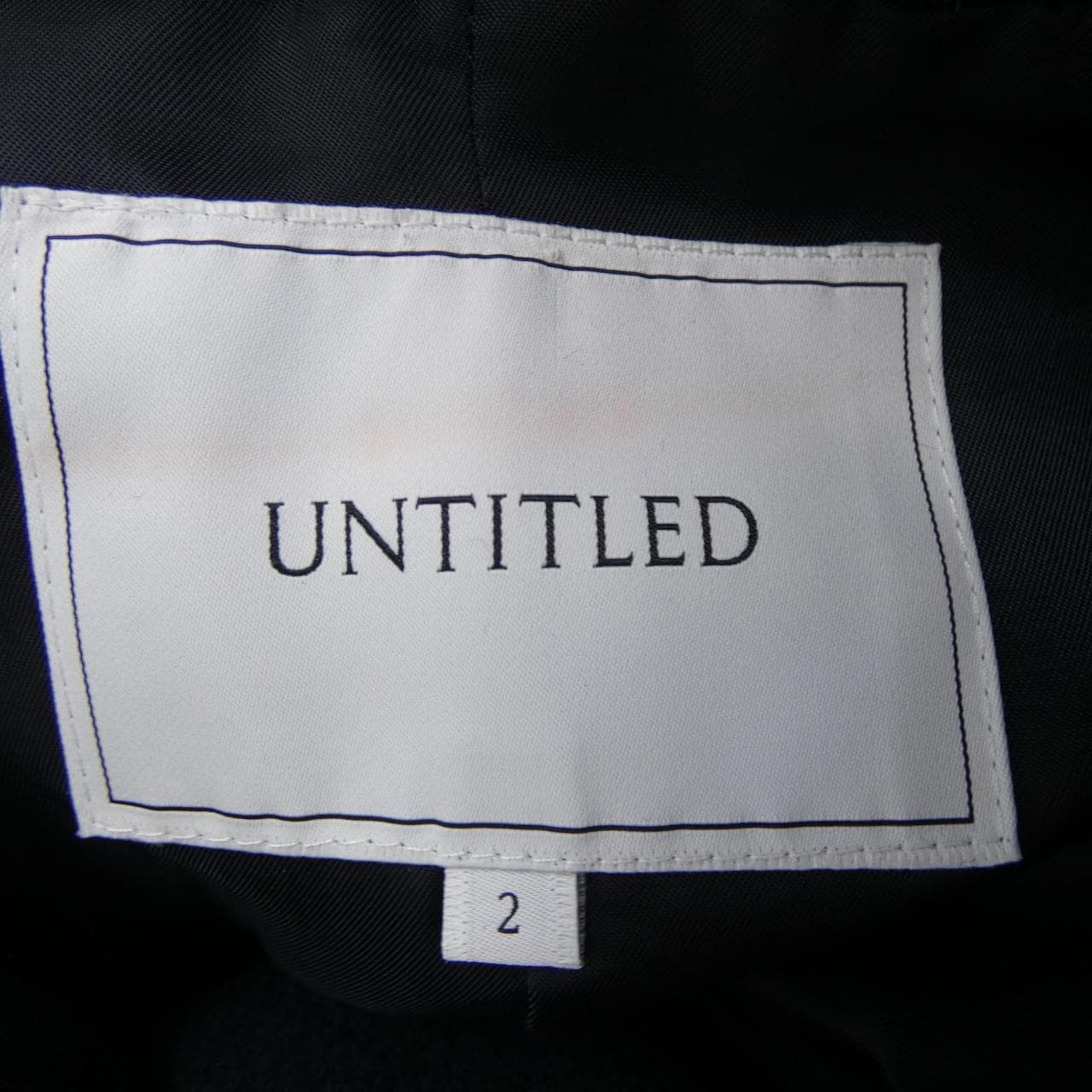 アンタイトル UNTITLED コート