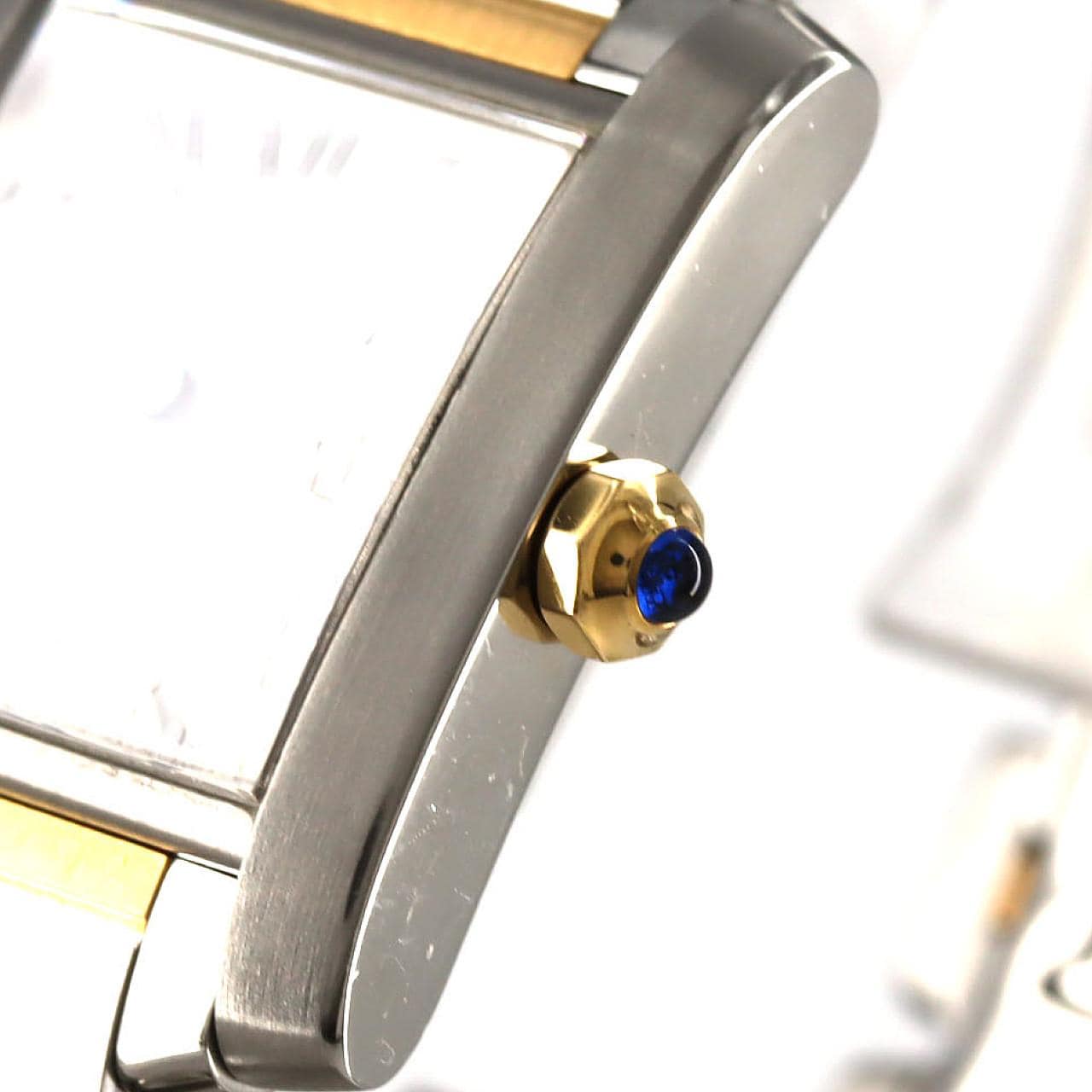 カルティエ タンクフランセーズMMデイト コンビ W51012Q4 SSxYG クォーツ