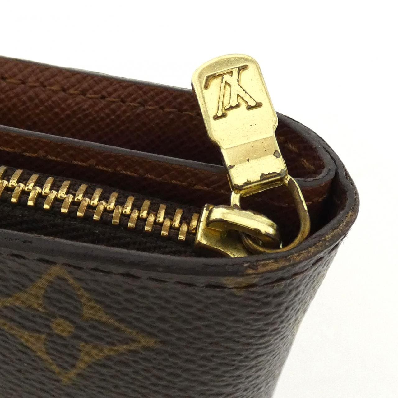 LOUIS VUITTON Monogram短款拉链钱包 M61667