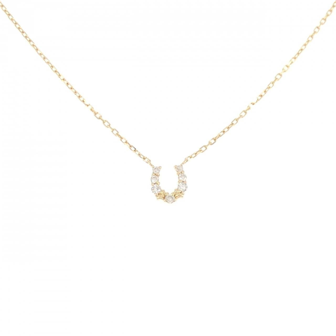 アガット ダイヤモンド ネックレス 0.05CT