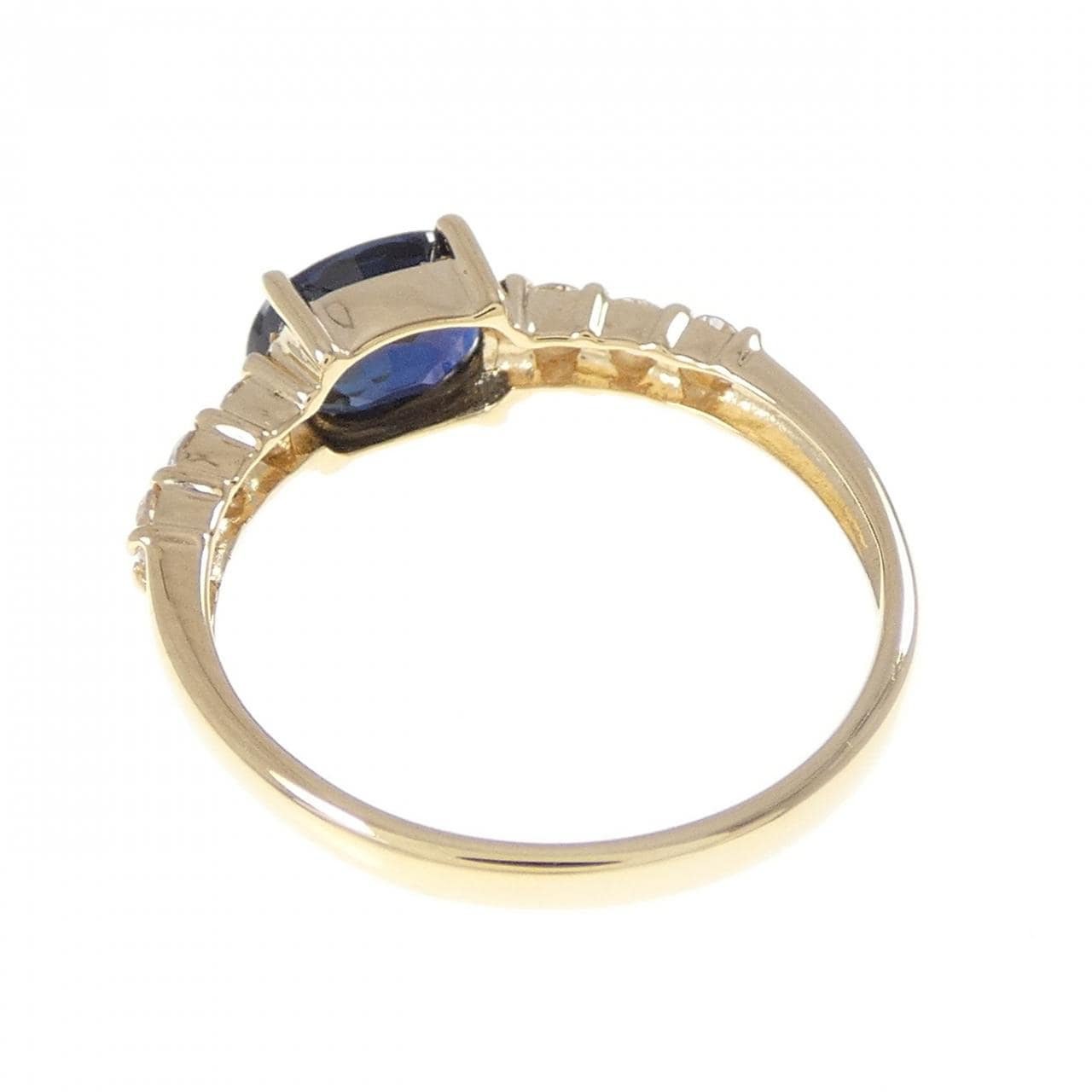 K18YG Sapphire Ring 1.05CT