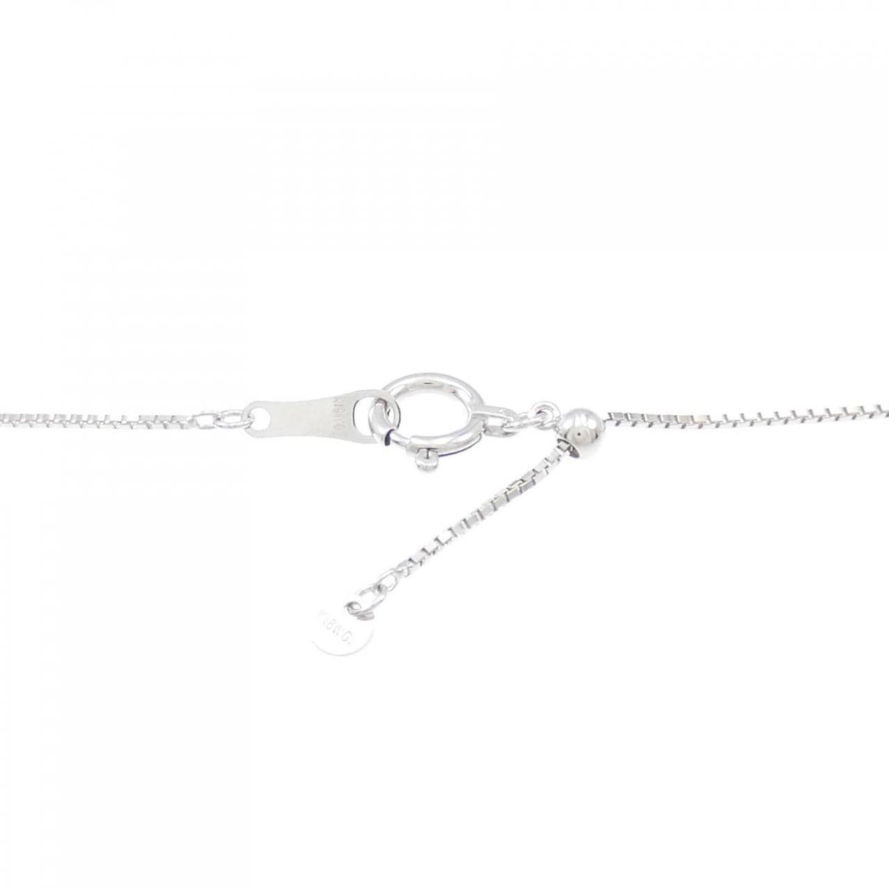 K18WG Paraiba Tourmaline necklace 0.18CT