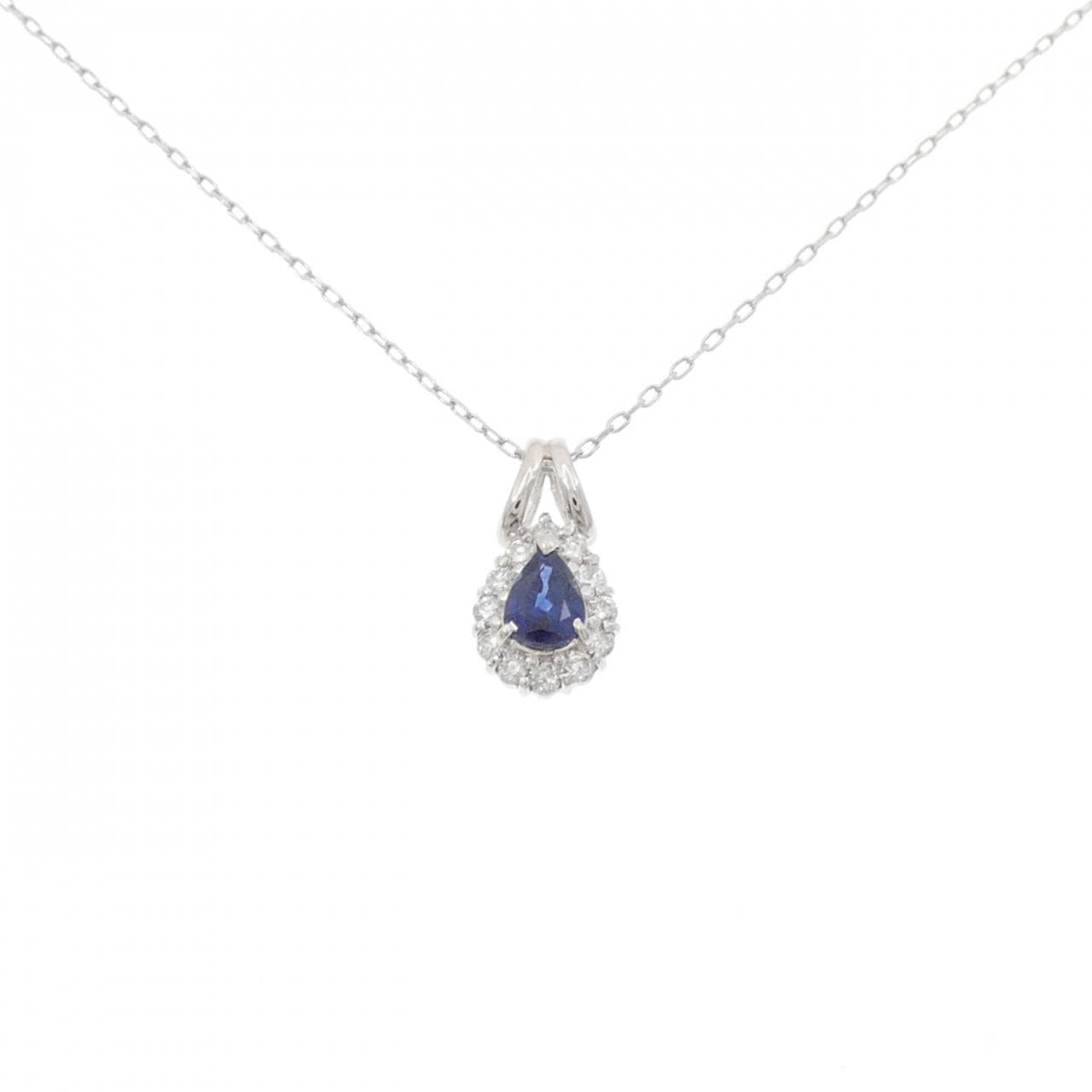 PT900/PT850蓝宝石项链0.73CT