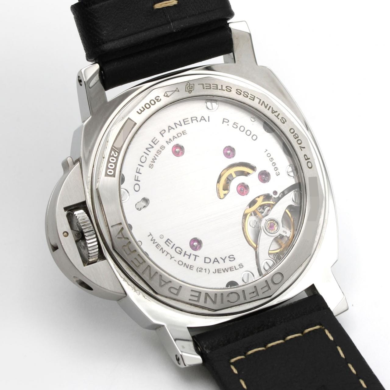 【ノーメンテナンス還元価格】パネライ ルミノールベース8DAYS PAM00915 SS 手巻