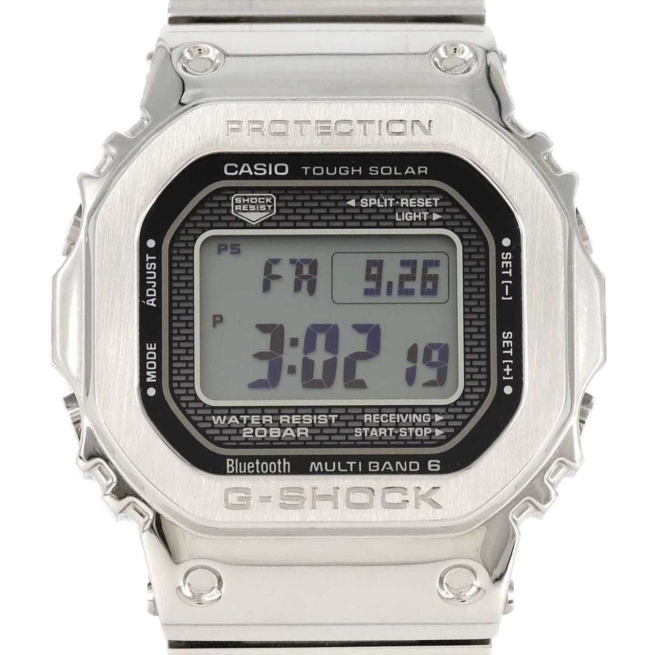 カシオ G-SHOCK 電波時計 GMW-B5000D-1JF SS ソーラークォーツ