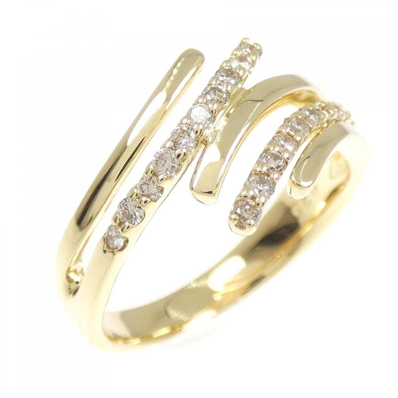 K18YG ダイヤモンド リング 0.20CT