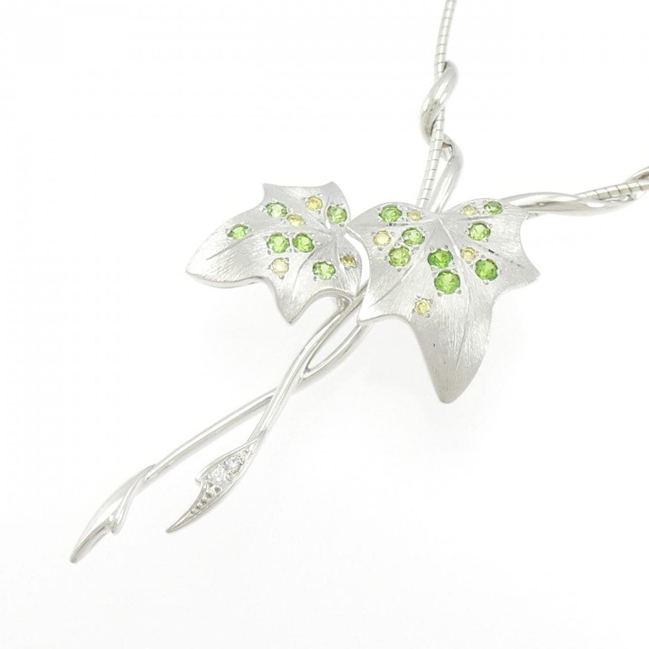 ミキモト デマントイドガーネット ネックレス 0.63CT