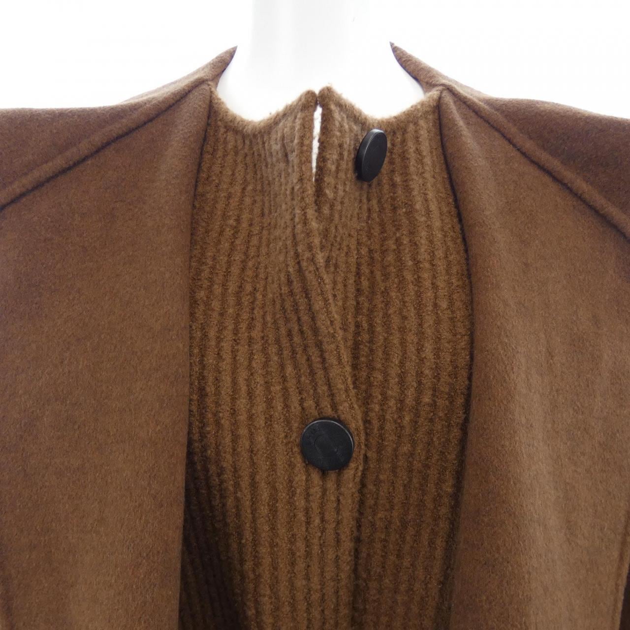 エルメス HERMES LOOK12 ニットディテール 3H0142DB ダブルフェイス コート