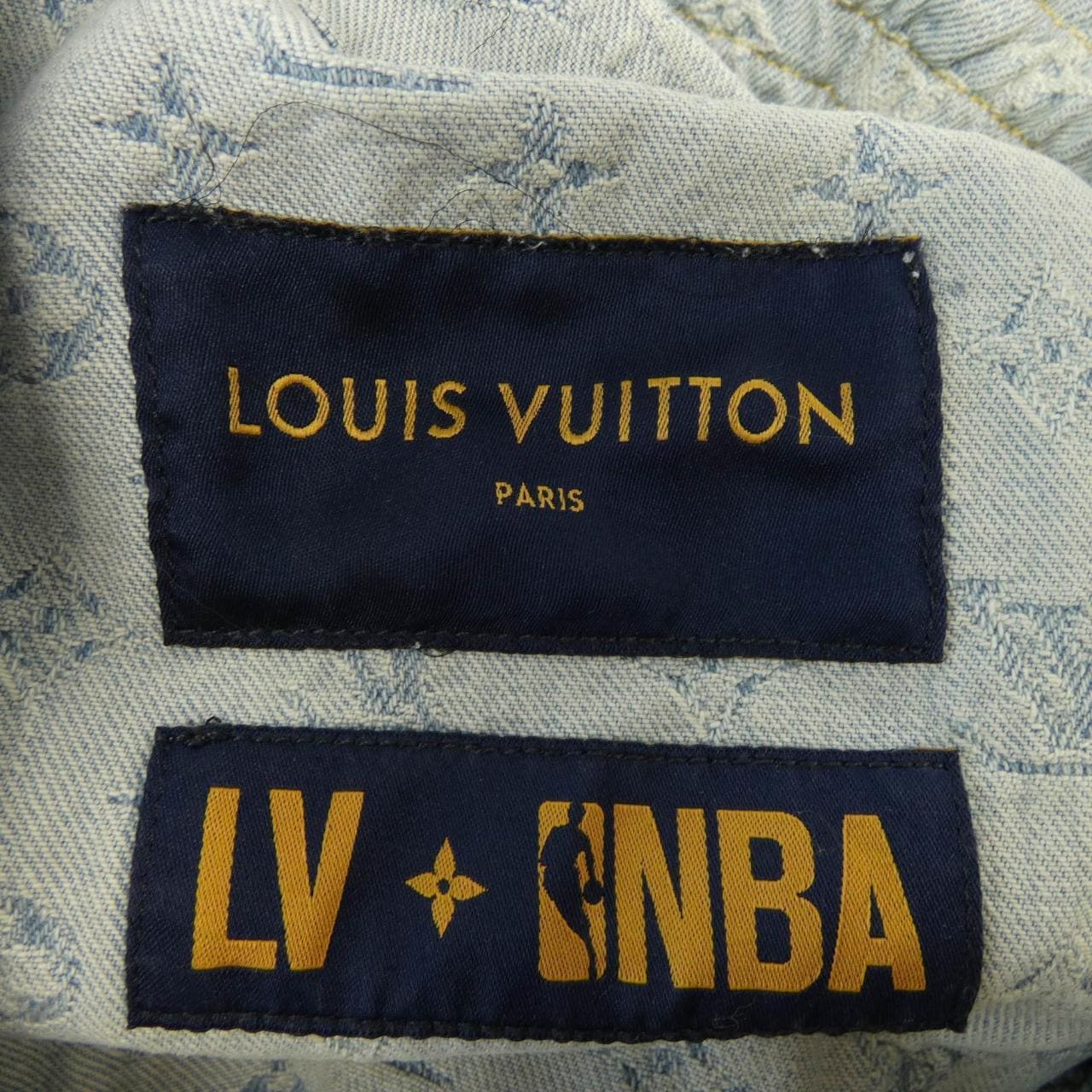 ルイヴィトン LOUIS VUITTON NBAジップスルーフーディ HLA01WUZD デニムジャケット