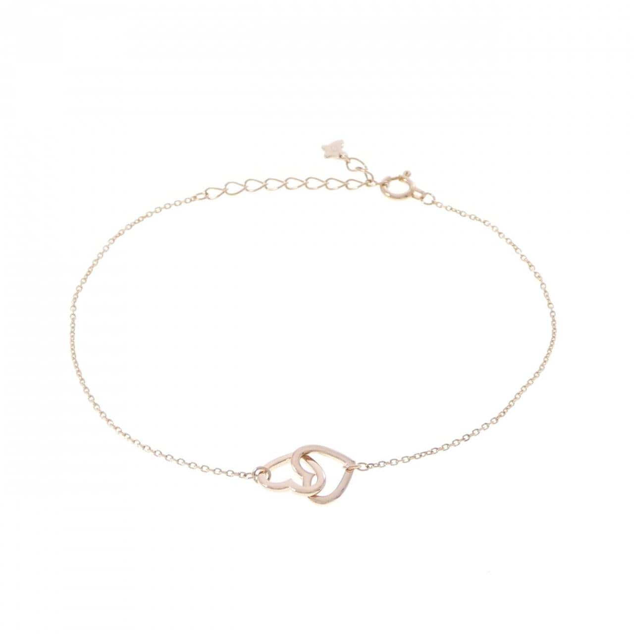 サマンサティアラ ハート K18PG ブレスレット