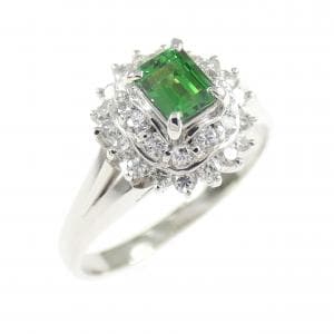 PT900 ガーネット リング 0.30CT