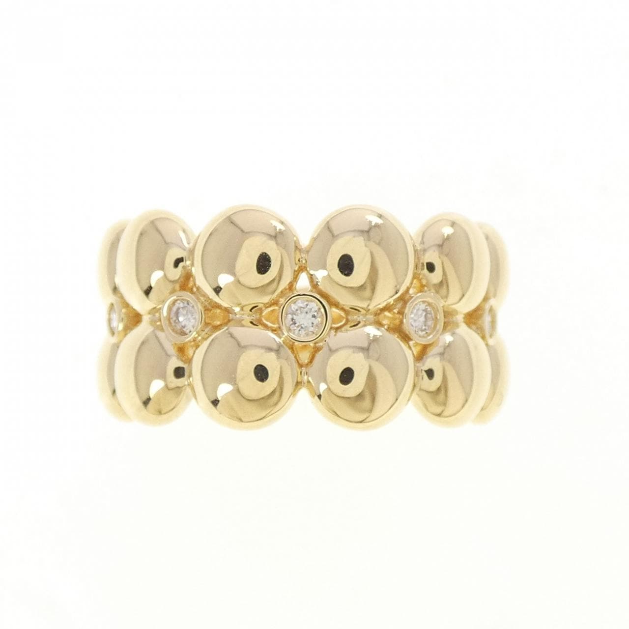 K18YG ダイヤモンド リング 0.13CT