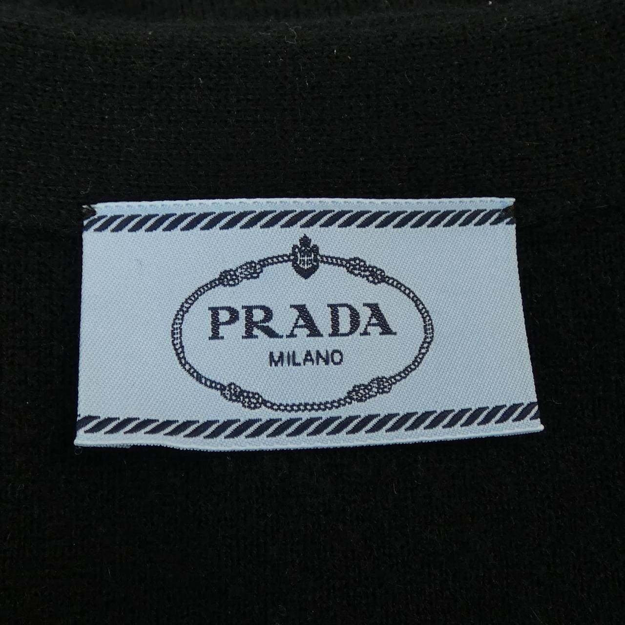 プラダ PRADA インターシャ レタリングロゴ P25I86 S212 10F4 カーディガン