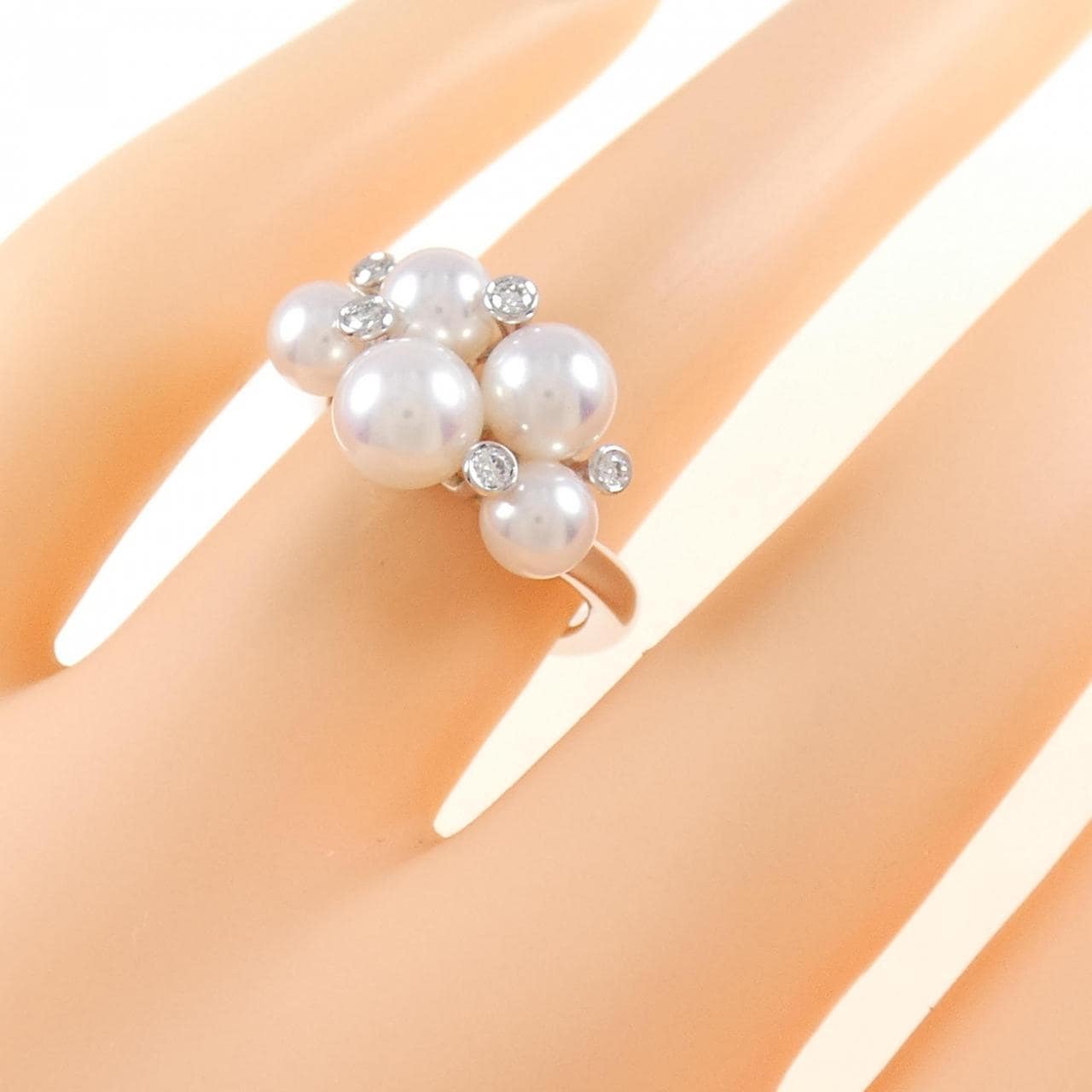 MIKIMOTO Akoya珍珠戒指