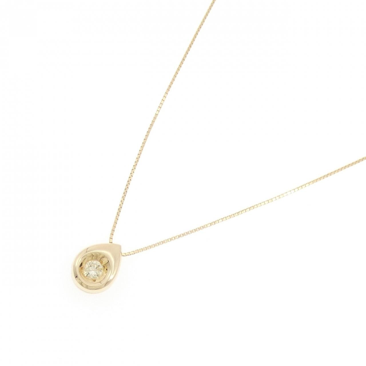 K18YG ダイヤモンド ネックレス 0.20CT