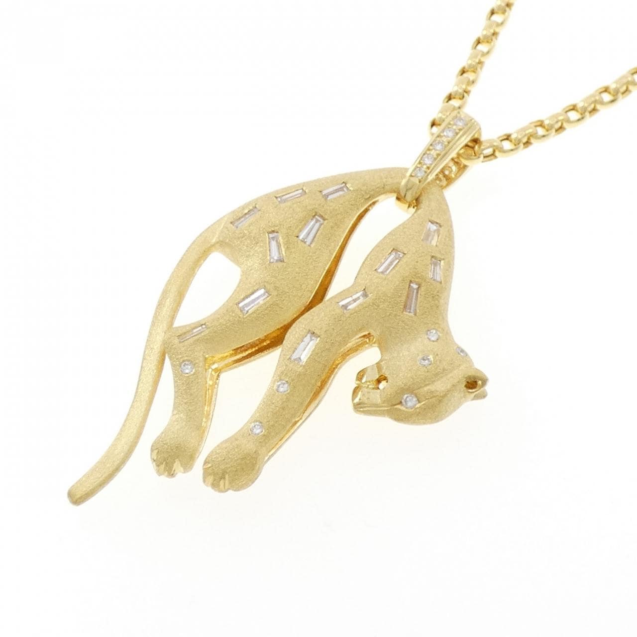 K18YG/750YG ダイヤモンド ネックレス 0.23CT